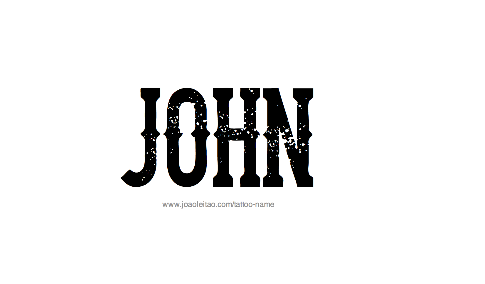 John Name Tattoo Designs